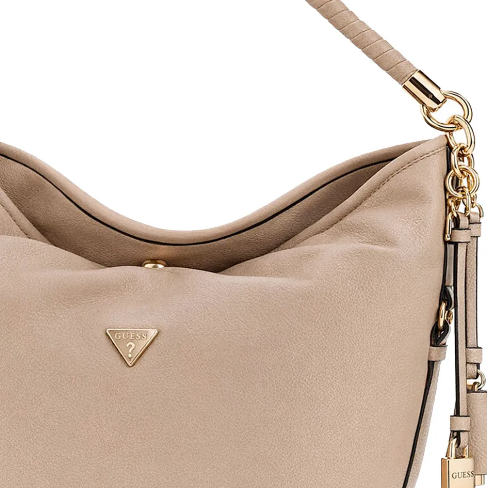 Borsa Donna a Spalla GUESS Linea Danya Colore Taupe