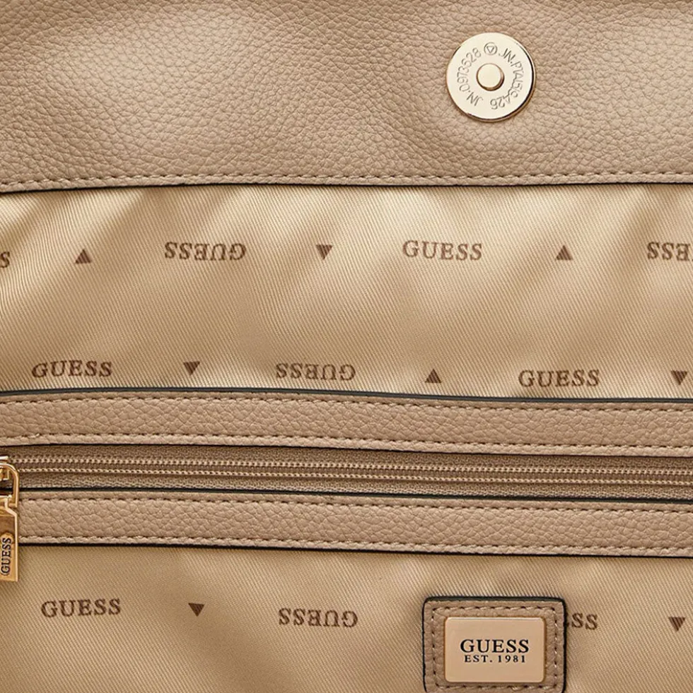 Borsa Donna a Spalla GUESS Linea Danya Colore Taupe