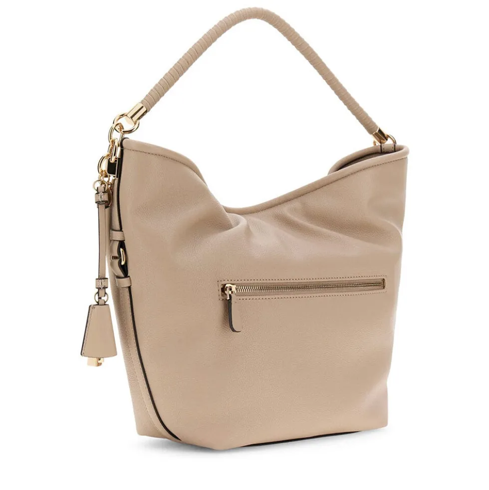 Borsa Donna a Spalla GUESS Linea Danya Colore Taupe