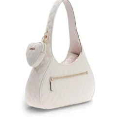 Borsa Donna a Spalla GUESS Linea Atabey Colore Off White