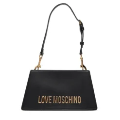 Borsa Donna a Spalla LOVE MOSCHINO Nera con Maxi Logo