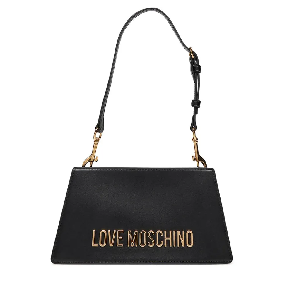 Borsa Donna a Spalla LOVE MOSCHINO Nera con Maxi Logo