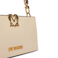 Borsa Donna a Spalla LOVE MOSCHINO linea Soft Sculpt Avorio