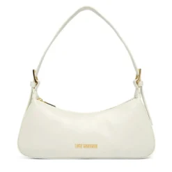 Borsa Donna a Spalla LOVE MOSCHINO in Ecopelle Soft Bianco