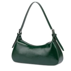 Borsa Donna a Spalla LOVE MOSCHINO in Ecopelle Soft Verde Scuro