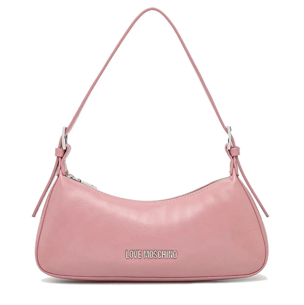 Borsa Donna a Spalla LOVE MOSCHINO in Ecopelle Soft Rosa Antico