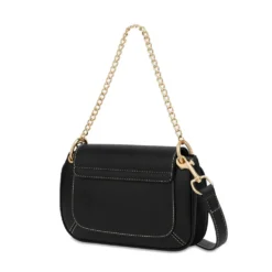 Borsa Donna a Spalla LOVE MOSCHINO linea Logo Eyelet Nera
