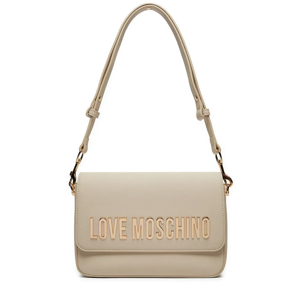 Borsa Donna a Spalla LOVE MOSCHINO linea Bold Bag Avorio