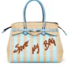 Borsa Donna a Spalla SAVE MY BAG in Lycra linea Miss Misura XL Colore Azzurro