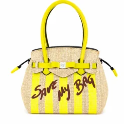 Borsa Donna a Spalla SAVE MY BAG in Lycra linea Miss Misura XL Colore Giallo