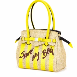 Borsa Donna a Spalla SAVE MY BAG in Lycra linea Miss Misura XL Colore Giallo