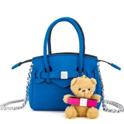Borsa Donna a Spalla SAVE MY BAG in Lycra linea Miss Teddy Misura M Colore Navy