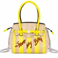 Borsa Donna a Spalla SAVE MY BAG in Lycra linea Miss Misura M Colore Giallo