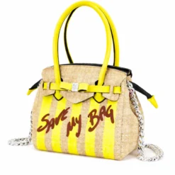 Borsa Donna a Spalla SAVE MY BAG in Lycra linea Miss Misura M Colore Giallo