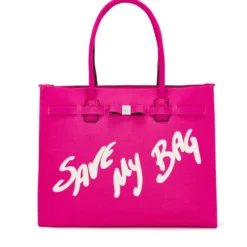 Borsa Donna a Spalla SAVE MY BAG in Canvas e Lycra linea Nykol Colore Fuxia