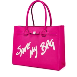 Borsa Donna a Spalla SAVE MY BAG in Canvas e Lycra linea Nykol Colore Fuxia