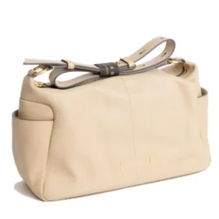 Borsa Donna a Spalla THE BRIDGE linea Letizia in Pelle color Burro