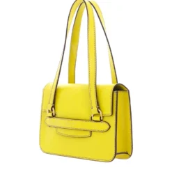 Borsa Donna a Spalla THE BRIDGE linea Lucrezia in Pelle color Lime