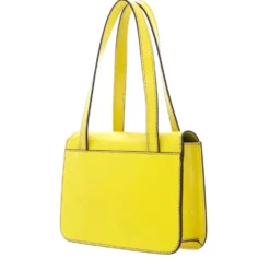 Borsa Donna a Spalla THE BRIDGE linea Lucrezia in Pelle color Lime