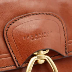 Borsa Donna a Spalla THE BRIDGE linea Erica in Pelle Marrone