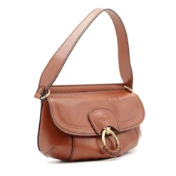 Borsa Donna a Spalla THE BRIDGE linea Erica in Pelle Marrone