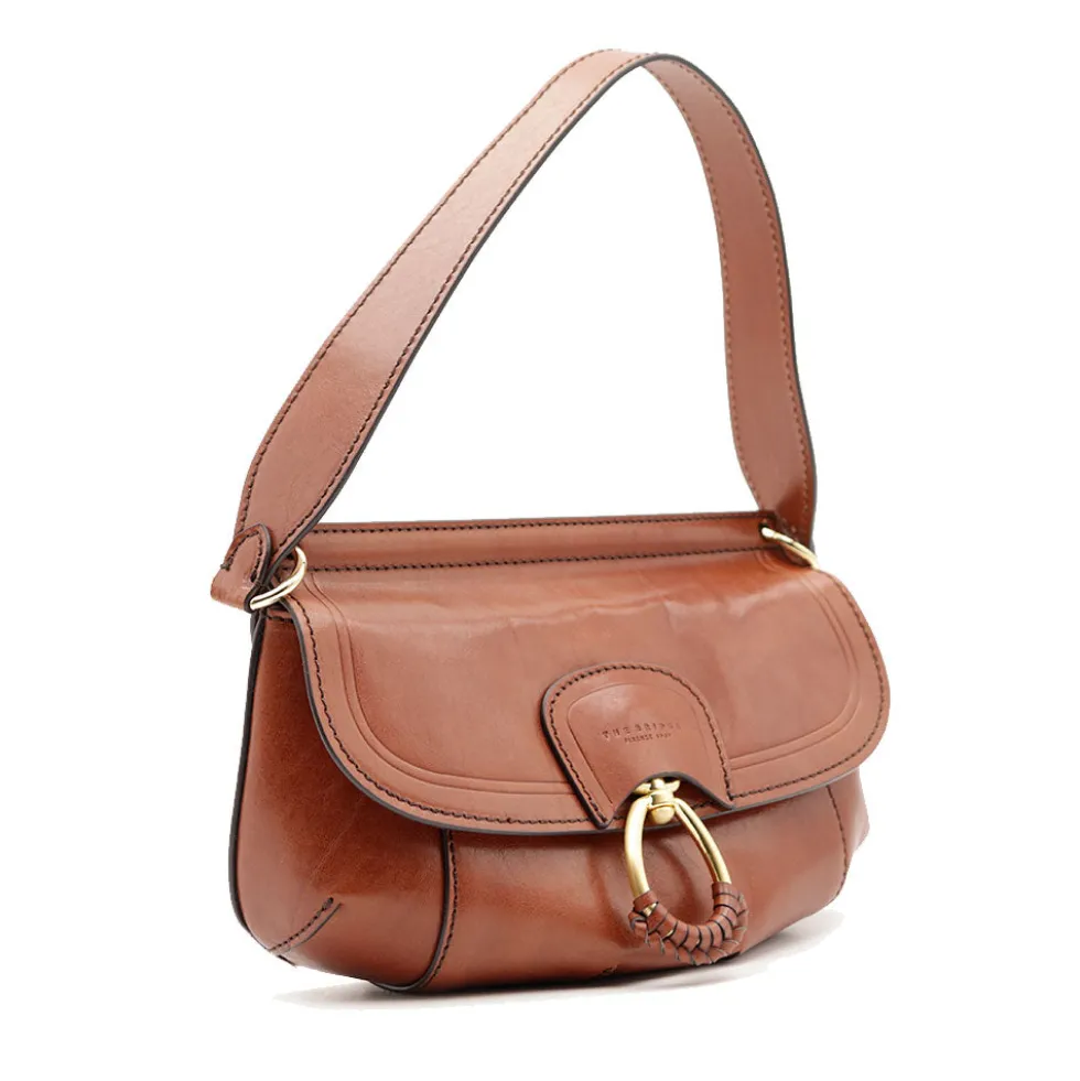 Borsa Donna a Spalla THE BRIDGE linea Erica in Pelle Marrone