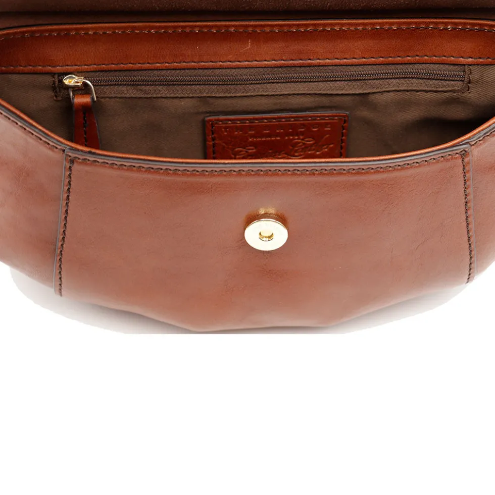 Borsa Donna a Spalla THE BRIDGE linea Erica in Pelle Marrone
