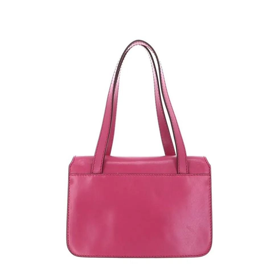 Borsa Donna a Spalla THE BRIDGE linea Lucrezia in Pelle color Lipstick