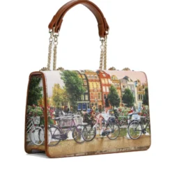 Borsa Donna a Spalla Y NOT YES-471 Flower River