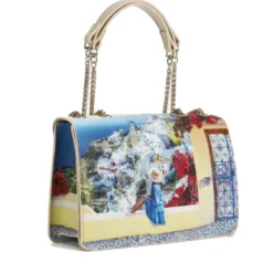 Borsa Donna a Spalla Y NOT YES-471 Greek Summer