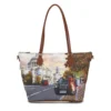 Borsa Donna a Spalla Y NOT YES-396 stampa London Tourist