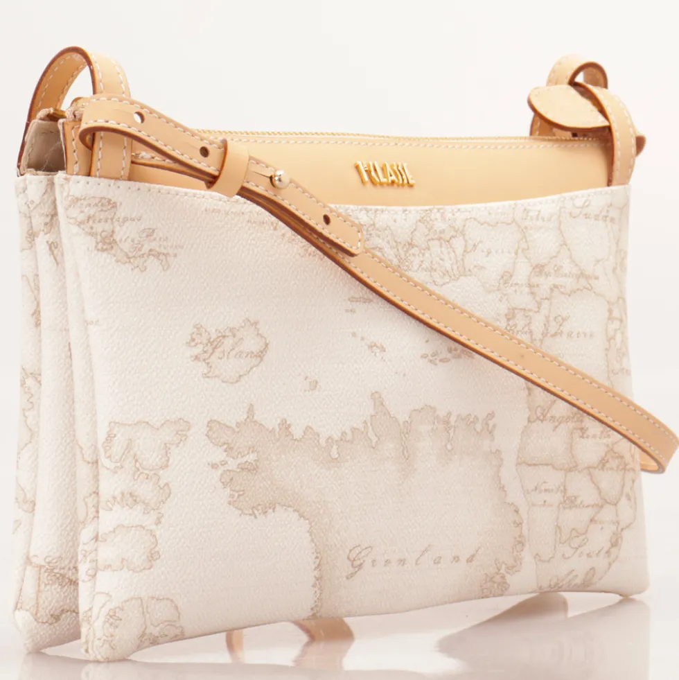 Borsa Donna a Tracolla 1A Classe Alviero Martini Linea Geo White E005