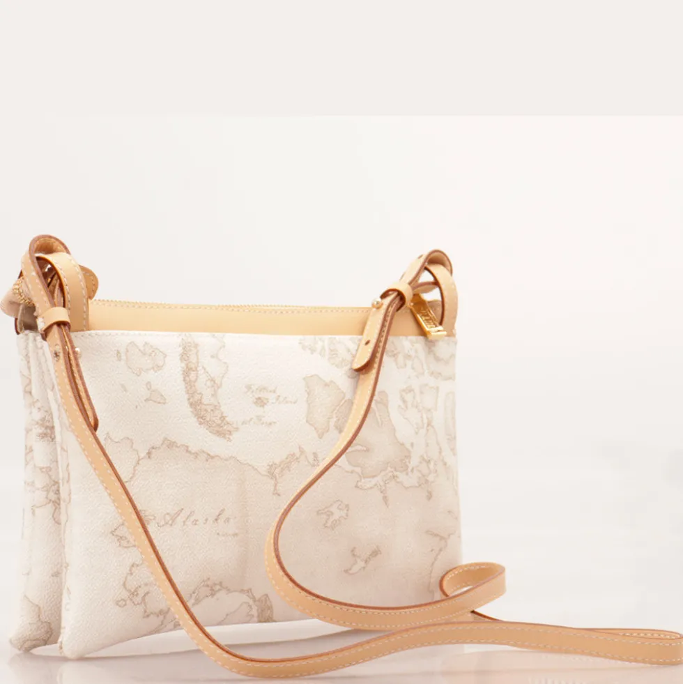 Borsa Donna a Tracolla 1A Classe Alviero Martini Linea Geo White E005