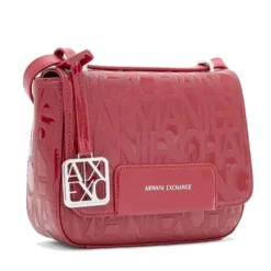 Borsa Donna a Tracolla ARMANI EXCHANGE colore Red Dahlia Lucido Linea Liz
