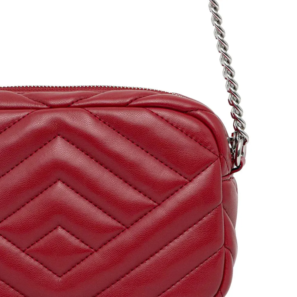 Borsa Donna a Tracolla Chiusa con Zip ARMANI EXCHANGE Colore Red Dahlia