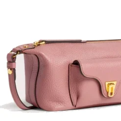 Borsa Donna a Tracolla COCCINELLE in Pelle Winter Rose Linea Beat Generation Mini