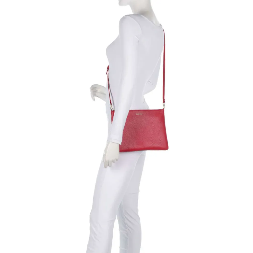 Borsa Donna a Tracolla COCCINELLE in Pelle Crab Linea Best Medium