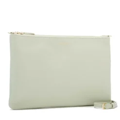 Borsa Donna a Tracolla COCCINELLE in Pelle Celadon Green Linea Best Medium