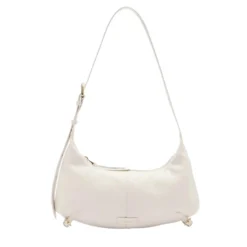 Borsa Donna a Tracolla COCCINELLE in Pelle linea Abigail Colore Blanco