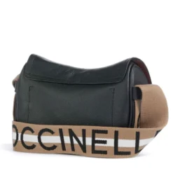 Borsa Donna a Tracolla COCCINELLE in Pelle linea Raquel Colore Noir - Cuir Misura Piccola