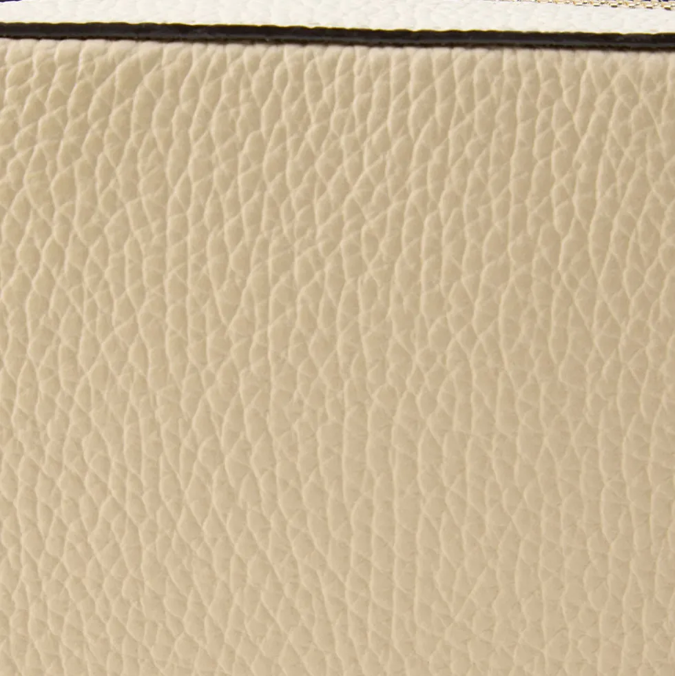 Borsa Donna a Tracolla COCCINELLE Linea Tebe Colore Sandshell - Pearl - Seagrass