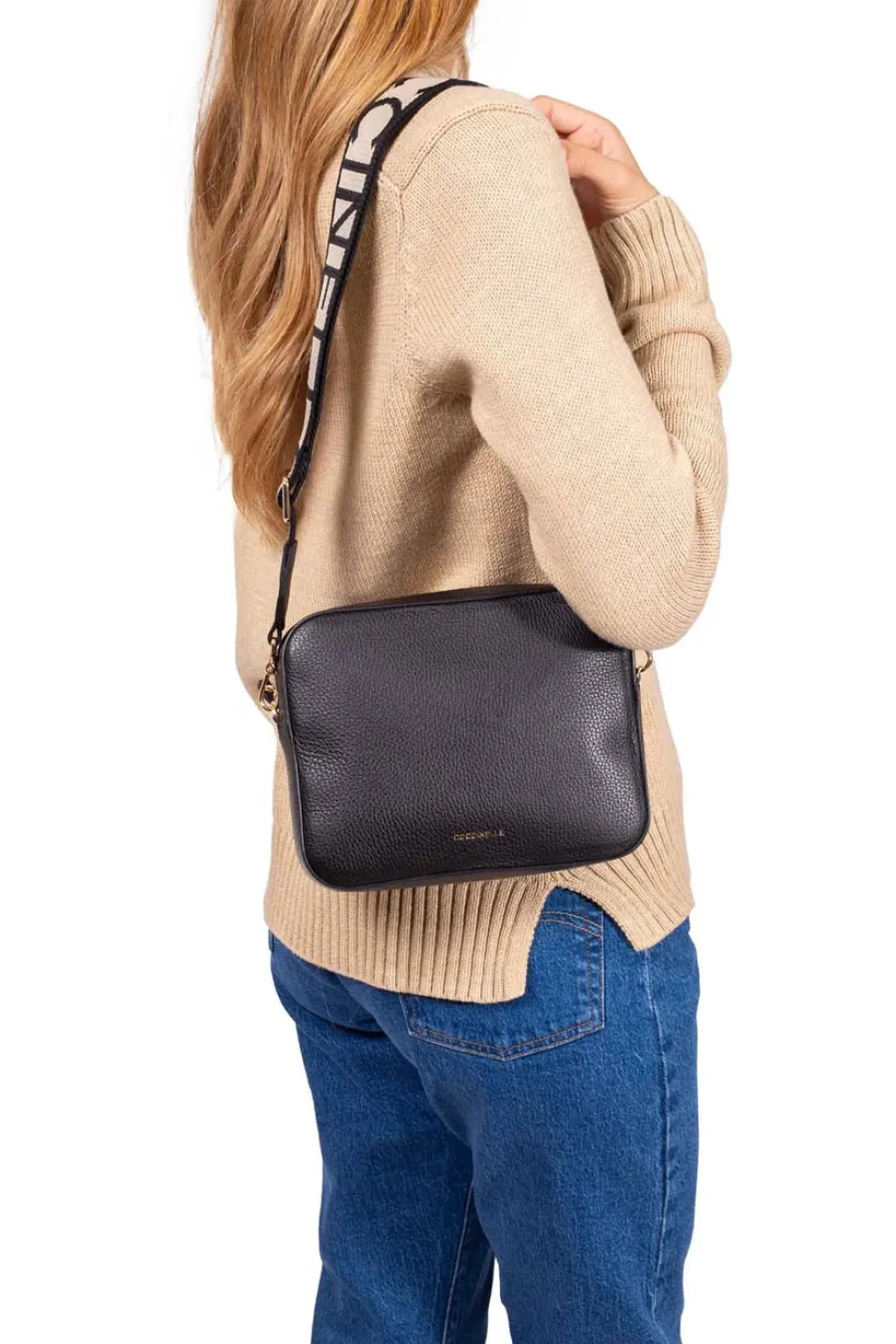 Borsa Donna a Tracolla COCCINELLE Linea Tebe Colore Crab - E5MN555M301