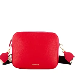 Borsa Donna a Tracolla COCCINELLE Linea Tebe Colore Scarlet - E5MN555M301