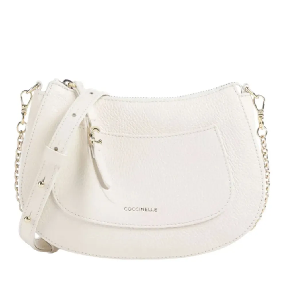 Borsa Donna a Tracolla COCCINELLE Linea C-Easy Colore Pearl