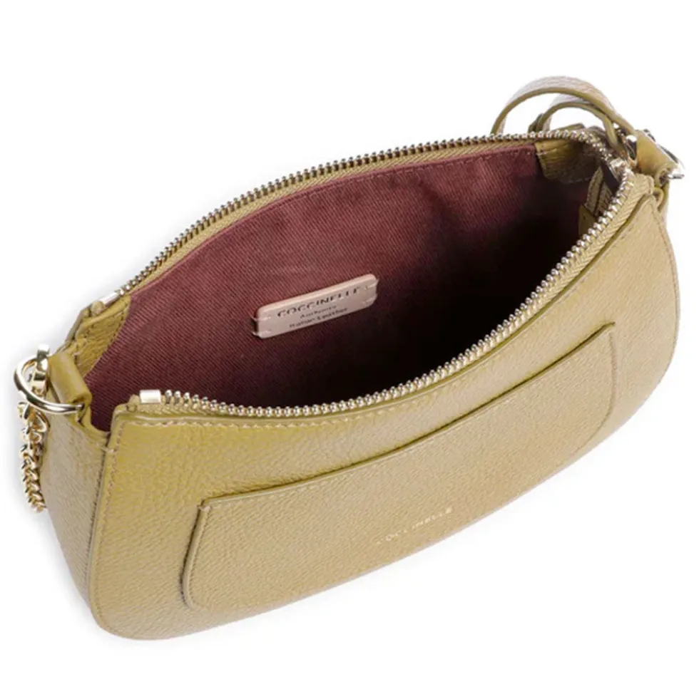 Borsa Donna a Tracolla COCCINELLE Linea C-Easy Colore Seagrass