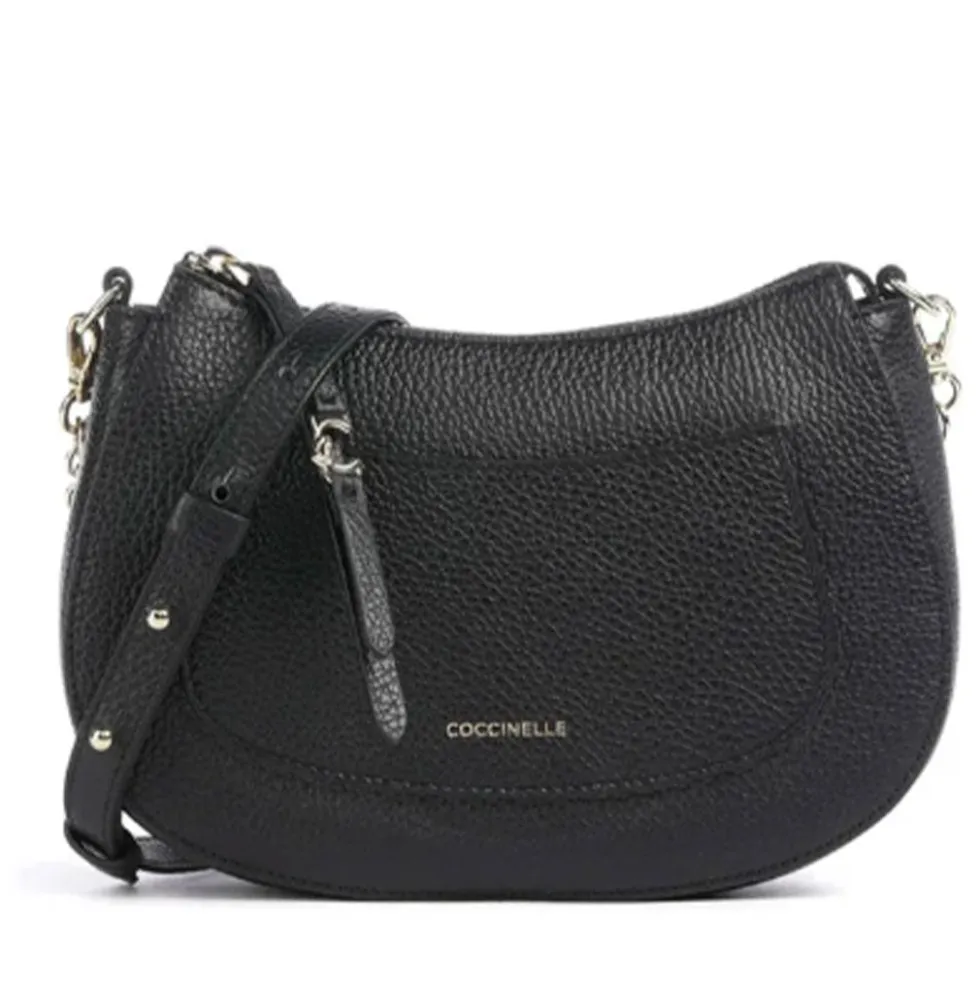 Borsa Donna a Tracolla COCCINELLE Linea C-Easy Colore Nero