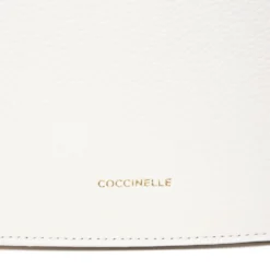 Borsa Donna a Tracolla COCCINELLE in Pelle Martellata linea C-Me Small Colore Pearl