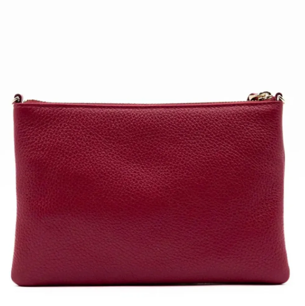 Borsa Donna a Tracolla COCCINELLE in Pelle Scarlet Linea Best Small