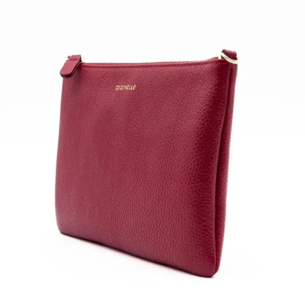Borsa Donna a Tracolla COCCINELLE in Pelle Scarlet Linea Best Small