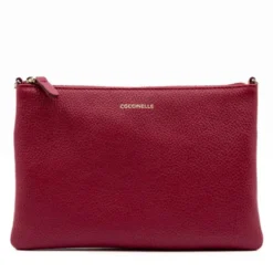 Borsa Donna a Tracolla COCCINELLE in Pelle Scarlet Linea Best Small